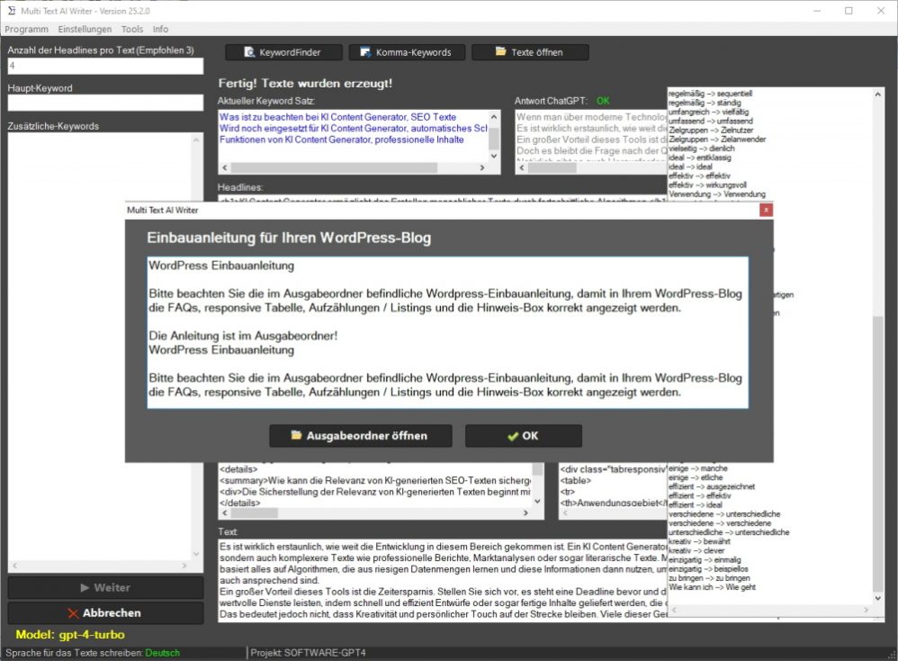 KI Content Generator